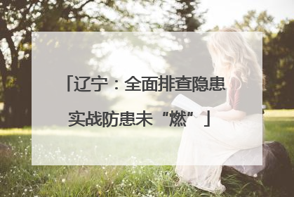辽宁：全面排查隐患 实战防患未“燃”