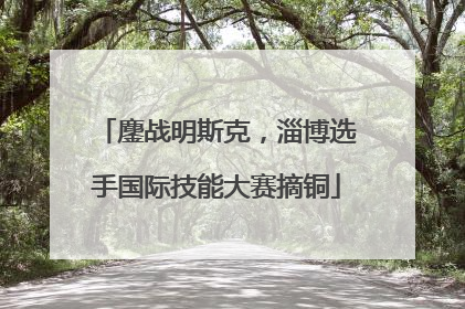 鏖战明斯克，淄博选手国际技能大赛摘铜