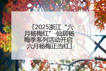 2025浙江“六月杨梅红”·仙居杨梅季系列活动开启 六月杨梅正当红