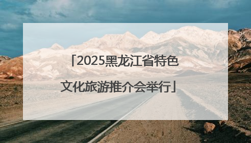 2025黑龙江省特色文化旅游推介会举行