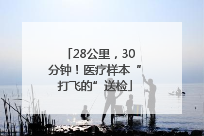28公里，30分钟！医疗样本“打飞的”送检