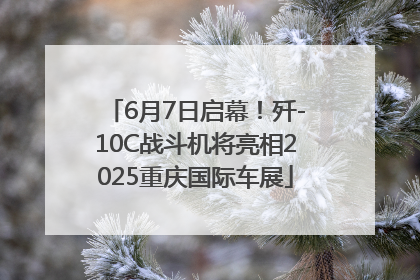 6月7日启幕！歼-10C战斗机将亮相2025重庆国际车展