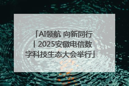 AI领航 向新同行丨2025安徽电信数字科技生态大会举行