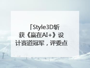 Style3D斩获《赢在AI+》设计赛道冠军，评委点评：AI+3D技术世界第一